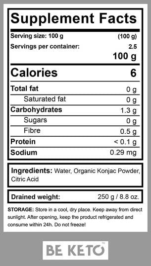 BIO konjac špagete - 320 grama