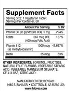 <tc>Biovea</tc> Kompleks vitamina B12 1000 mcg 60 tableta