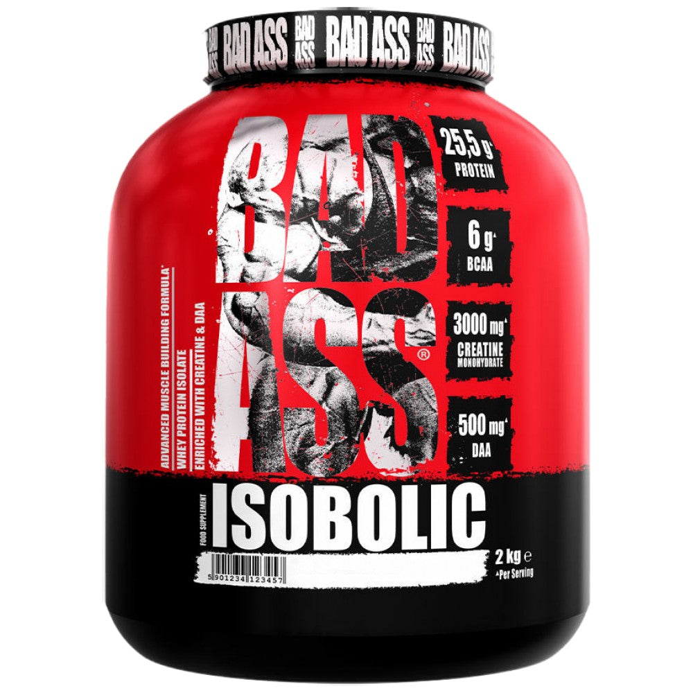 <tc>BAD ASS</tc> Izobolički | Izolat proteina sirutke s DAA & Kreatin - 2000 grama