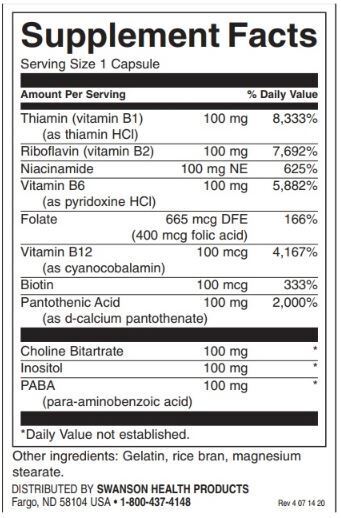Balance B-100 Complex - Visoka potencija/300 kapsula - 0