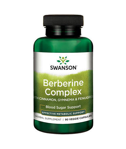 Berberinski kompleks s cimetom, Gymnema & Piskavica 600 mg - 90 kapsula