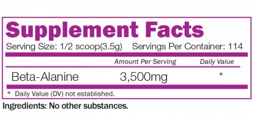 Beta-Alanin 3500 mg - 400 grama
