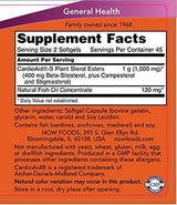 Beta -sitosterol biljke steroli - 180 Softgels