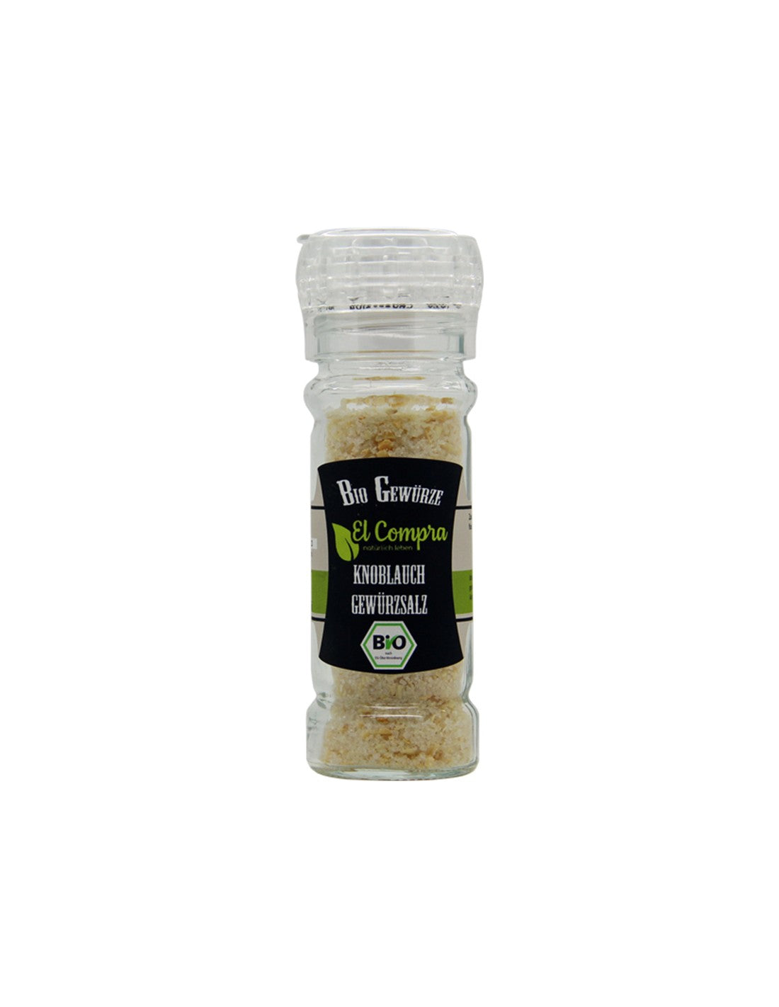 Bio Knoblauch Gewursalz - organska indijska sol s češnjakom, 65 g El Compra
