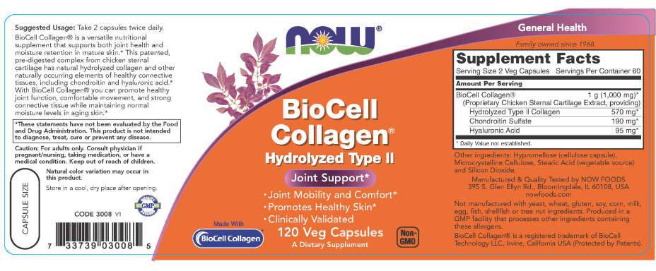 BioCell kolagen/hidrolizirani tip II - 120 kapsula