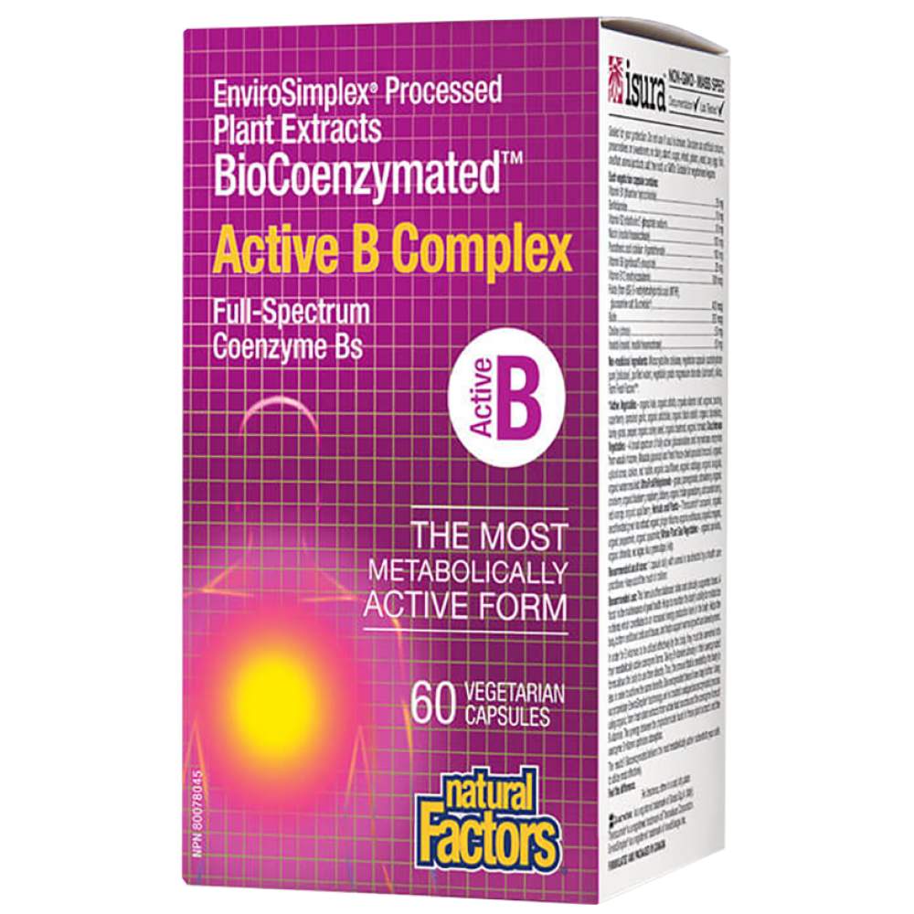 BioCoenzymated Active B-Complex - 60 kapsula