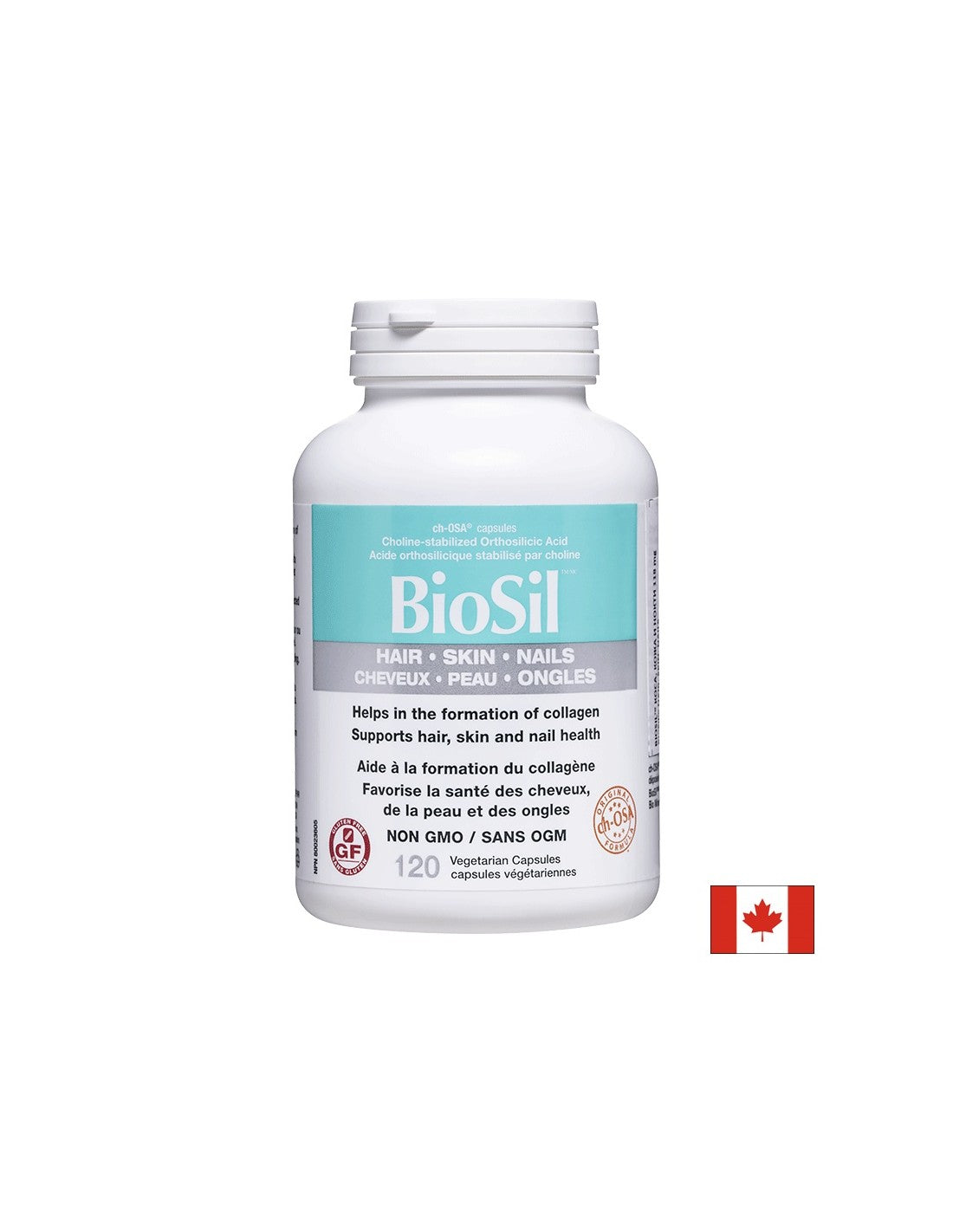 BioSil™ Kosa, Koža & Nokti/ Kosa, koža i nokti x 120 kapsula <tc>Natural Factors</tc>