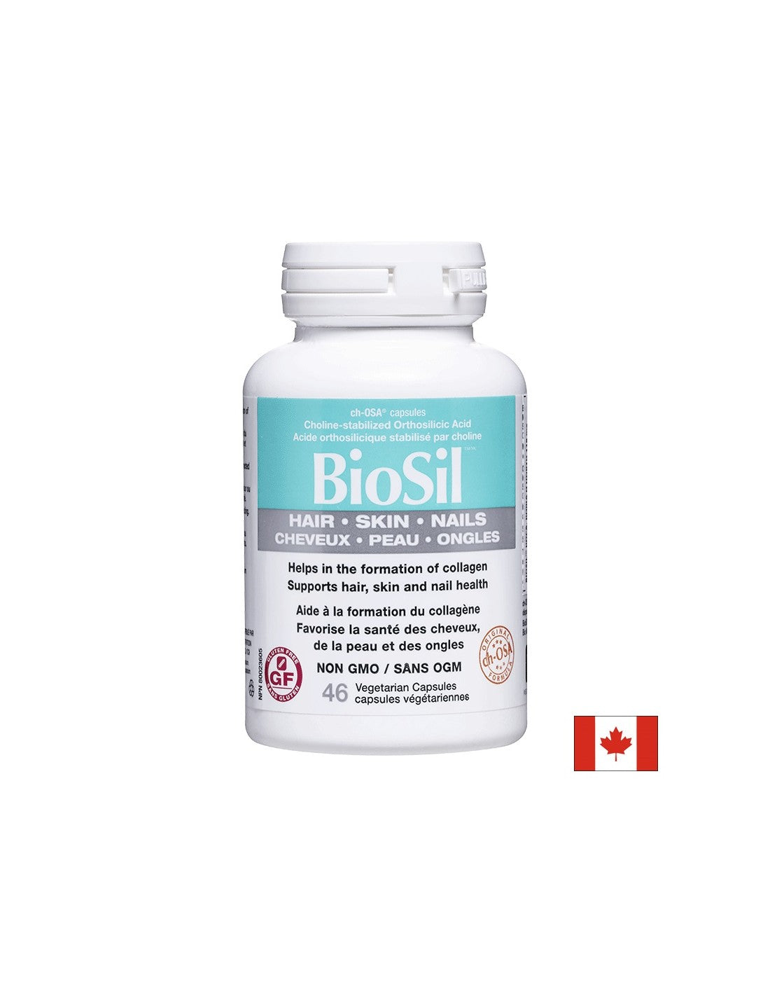 BioSil™ Kosa, Koža & Nokti/ Kosa, koža i nokti x 46 kapsula <tc>Natural Factors</tc>