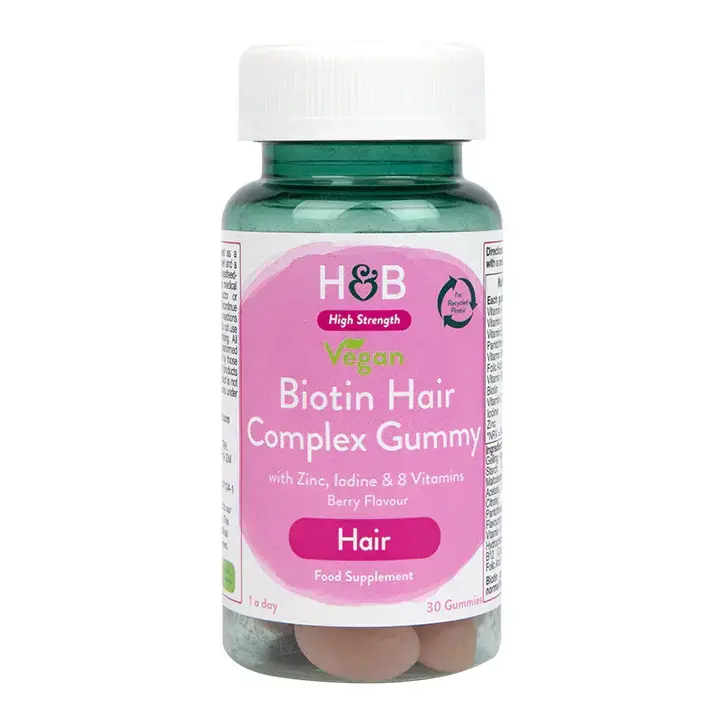 Biotin kompleks za kosu 30 veganski žele HOLLAND & BARRETT