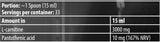 Black Line/Anabolički L-karnitin 3000 mg - 500 ml