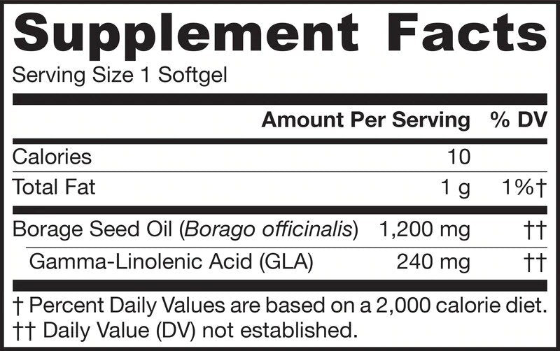 Boražina (GLA) 1200 mg - 120 gel kapsula