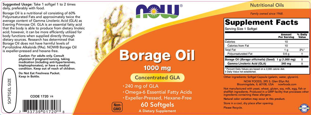 Ulje boražine 1000 mg - 60 gel kapsula
