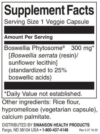Boswellia Phytosome - Standardizirano 300 mg/60 V caps - 0
