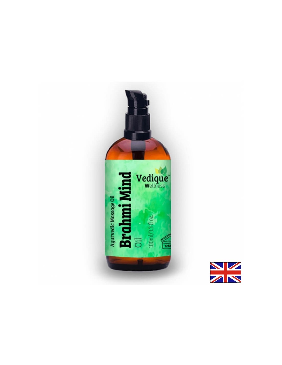 Ulje za masažu Brahmi (Brahmi) - protiv stresa, depresije i slabog pamćenja, 100 ml