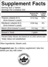 Pivski kvasac 500 mg 500 tableta