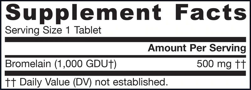 Bromelain 1000 gdu - 60 tableta