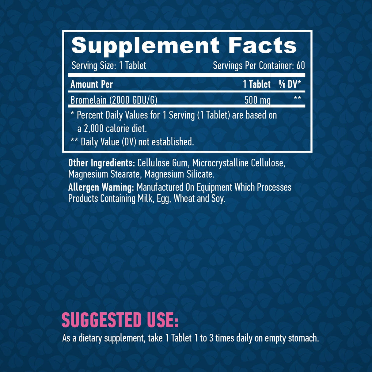 Bromelain 500 mg/60 kap.