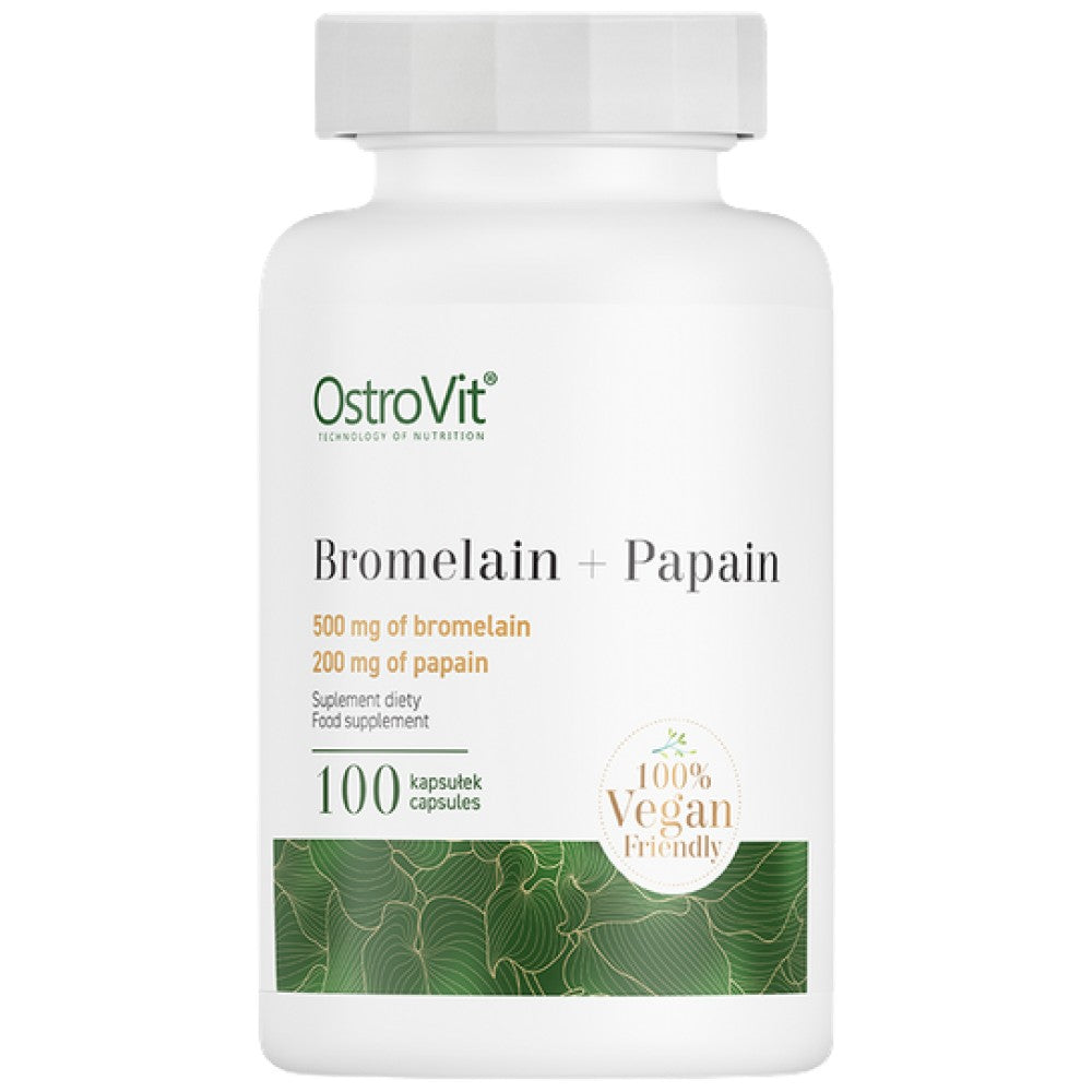 Bromelain + papain enzimi 100 kapsula