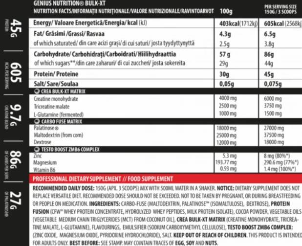 Bulk-XT 4000 grama