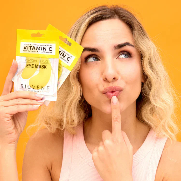 Vitamin C maska ​​za oči s grejpom i hijaluronskom kiselinom za svjež izgled 1 par