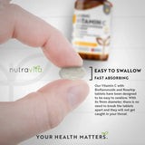 Vitamin C 1000 mg s bioflavonoidima i šipkom 180 <tc>Nutravita</tc> tablete