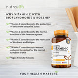 Vitamin C 1000 mg s bioflavonoidima i šipkom 180 <tc>Nutravita</tc> tablete