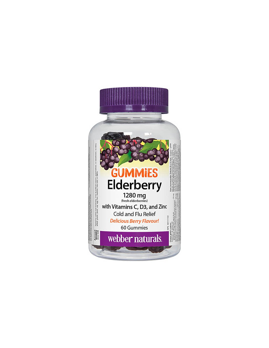 Crna bazga + vitamini C, D3 i cink - Kompleksna formula za jak imunitet, 60 gel tableta