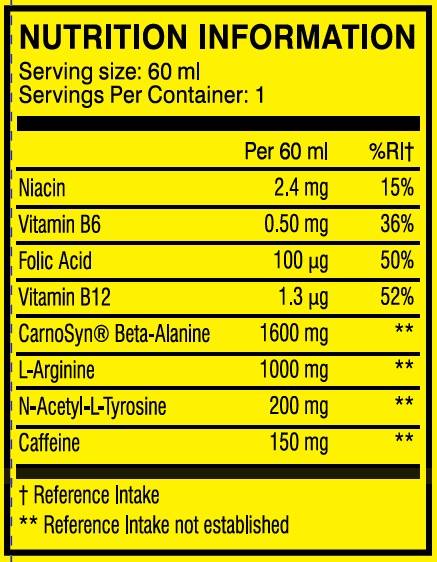 C4 Pre-Workout Shot/60 ml