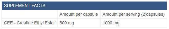 CEE 1000/kreatin etil ester 120 kapsula