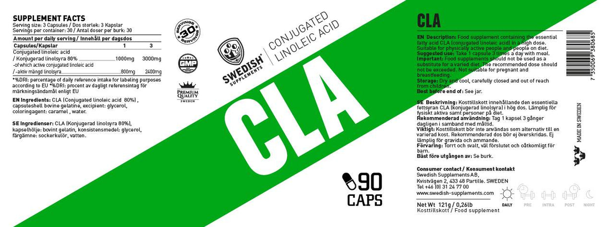 CLA 1000 mg - 90 dražeja