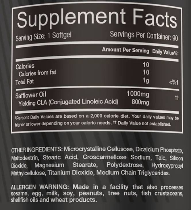 CLA 1000 mg 90 gel kapsula
