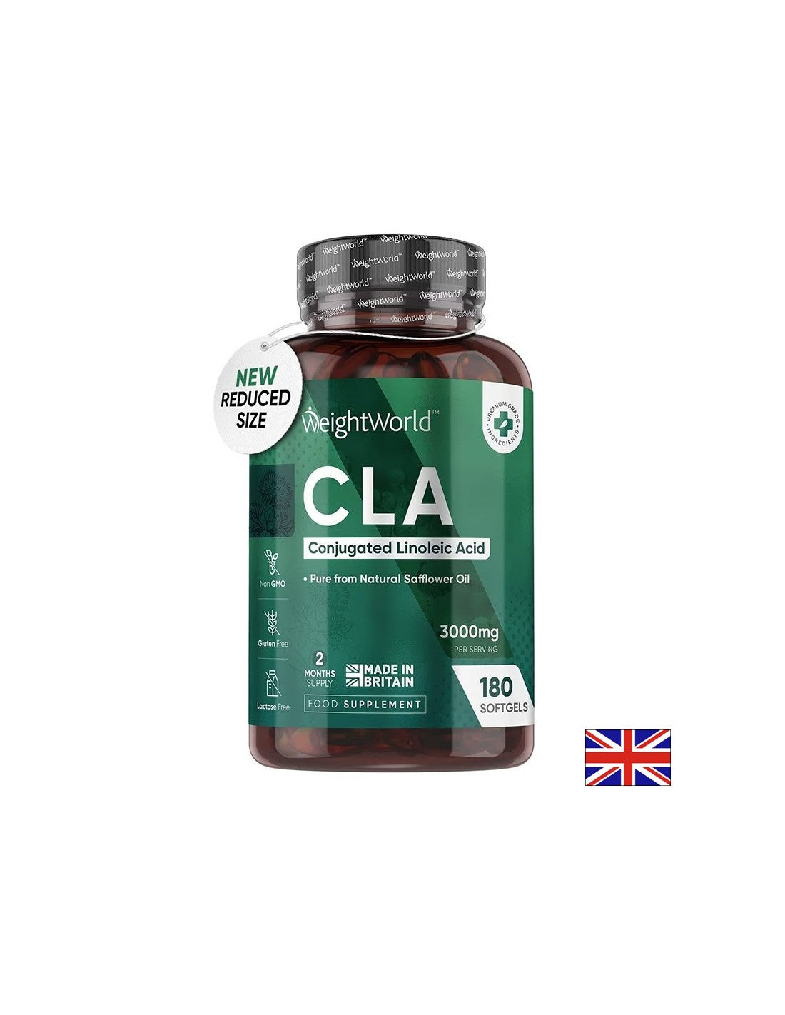 CLA - konjugirana linolna kiselina, 3000 mg x 180 mekih gelova Weight World