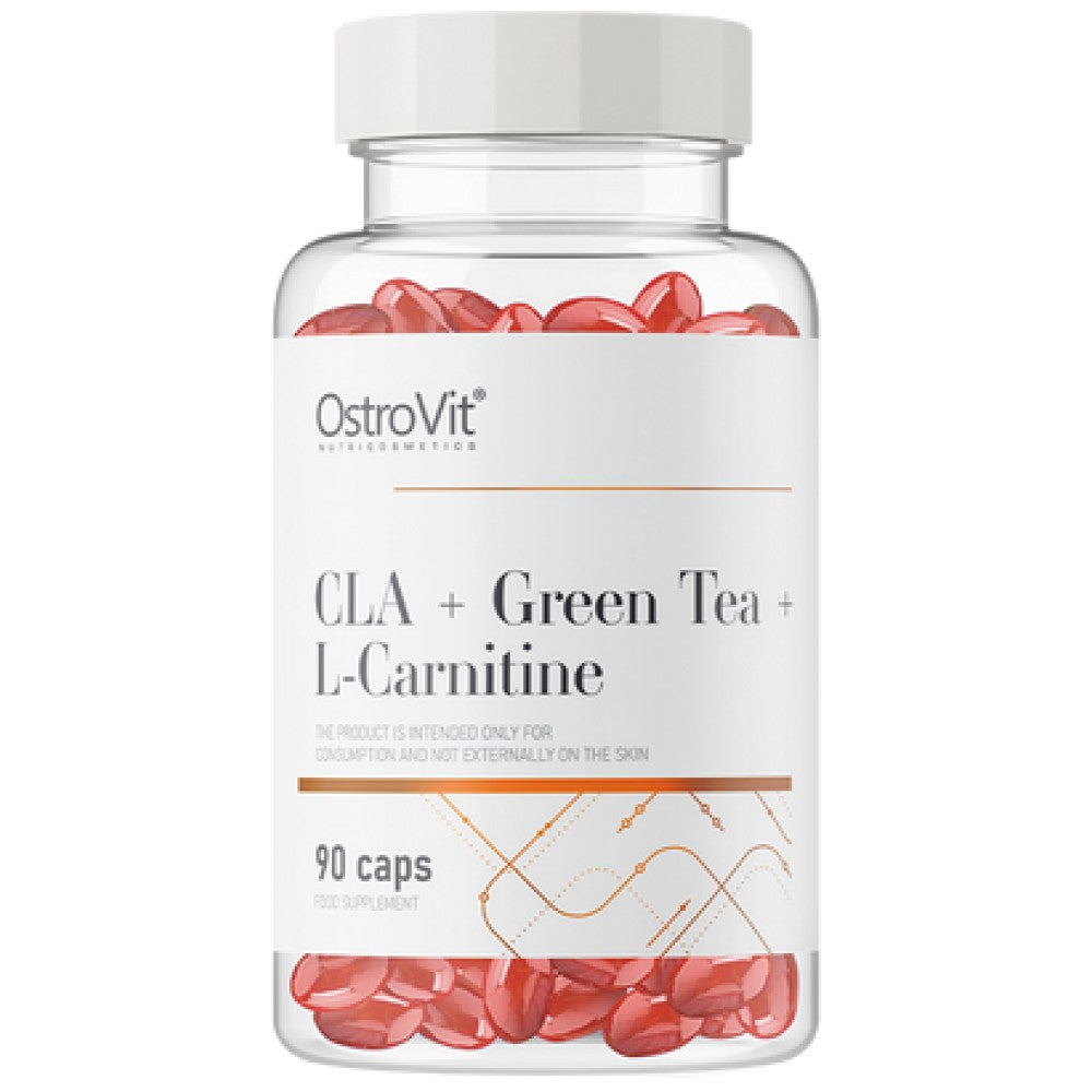 CLA + zeleni čaj + L-karnitin 90 gel kapsula