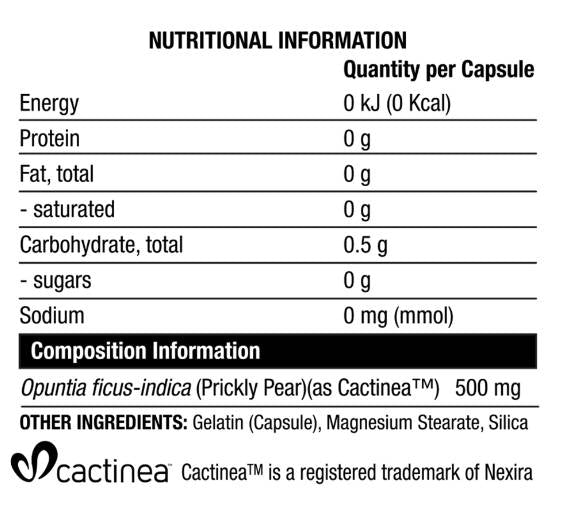 Cactinea | Amplify serija - 60 kapsula