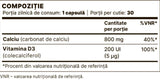 Kalcij 800 mg + vitamin D3 200 IU 30 kapsula