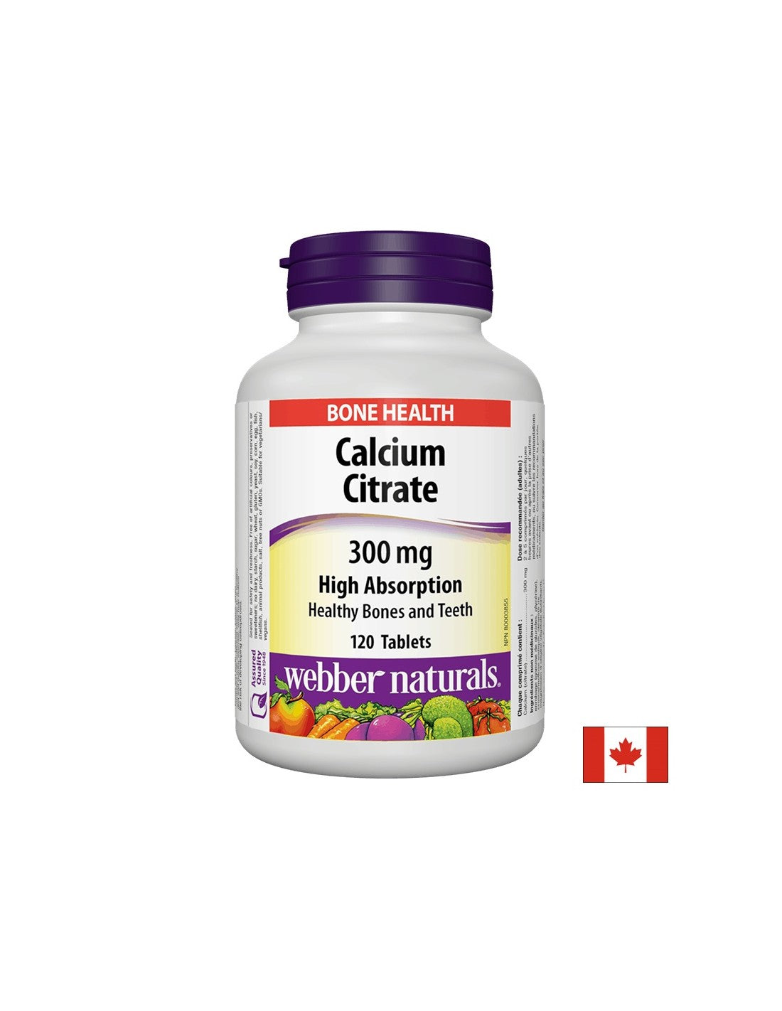 Kalcijev citrat, 300 mg, 120 tableta