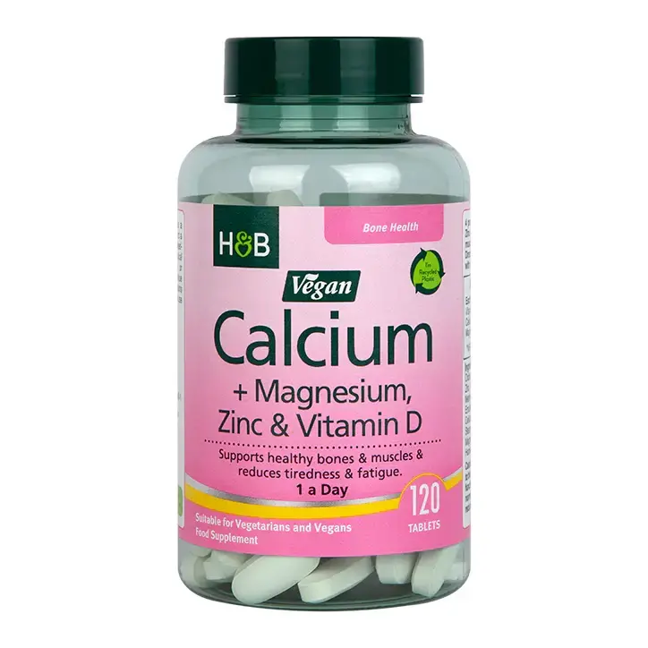Kalcij, magnezij, cink & Vitamin D 120 veganskih tableta