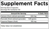 Energetska formula kalcijevog piruvata 60 kapsula
