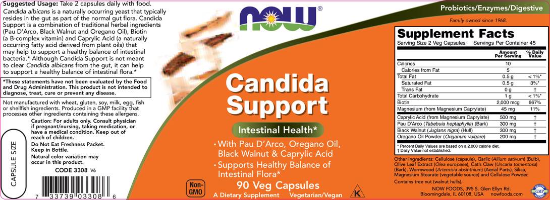 Potpora kandidi | Candida Clear - 90 kapsula
