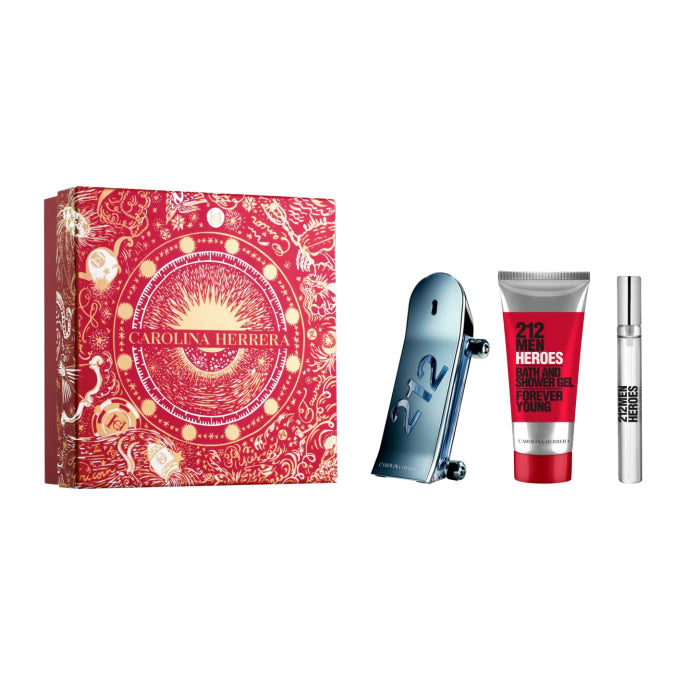 <tc>CAROLINA HERRERA</tc> 212 Heroes Eau De Toilette Spray 90 ml set 3 komada