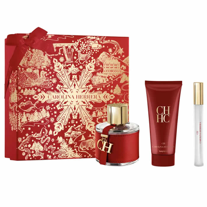 <tc>CAROLINA HERRERA</tc> Ch Eau De Toilette sprej 100ml set od 3 komada