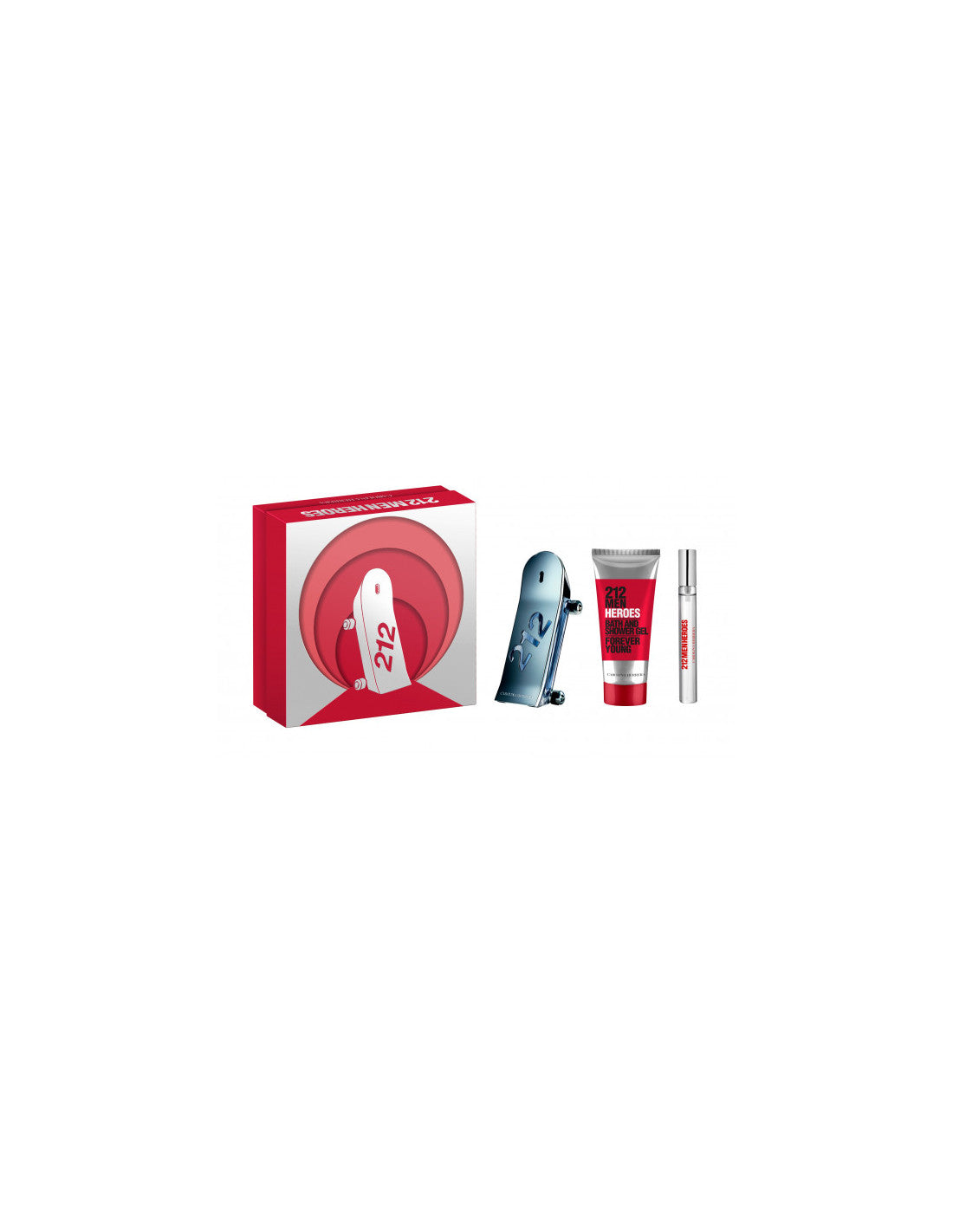 <tc>CAROLINA HERRERA</tc> Set 212 Heroes Men Edt 90ml Edt 10ml @