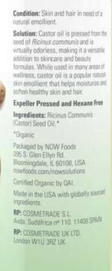 Ricinusovo ulje | 100% certificirano organsko - 237 ml