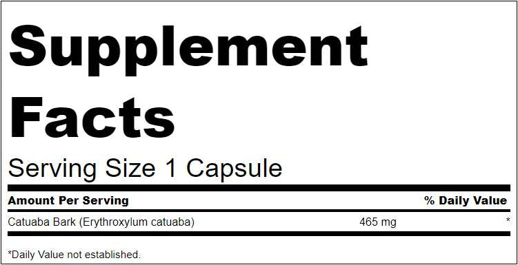 Catuaba kora 465 mg 120 kapsula
