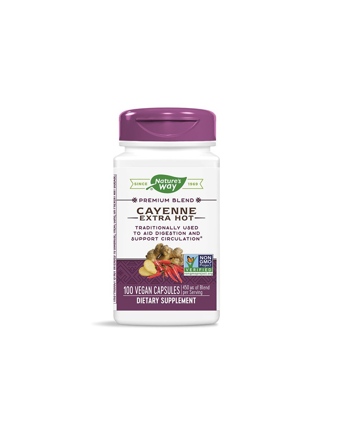 Cayenne Extra Hot 450 mg - 100 kapsula