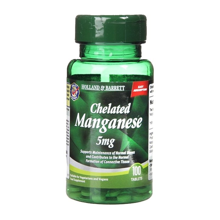 Kelatirani mangan 5 mg 100 tableta HOLLAND & BARRETT