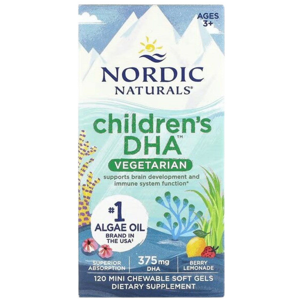 Dječja DHA vegetarijanska 375 mg - 120 tableta za žvakanje