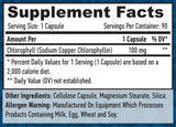 Klorofil 100 mg. 90 Vkaps
