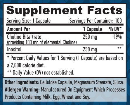 Kolin & Inozitol/100 Vcaps