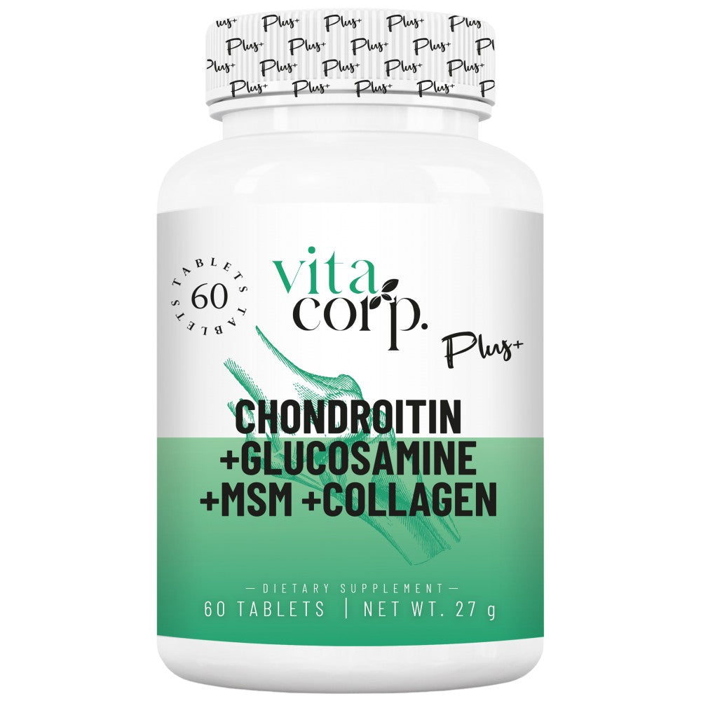 Kondroitin + Glukozamin + MSM + Kolagen - 60 tableta